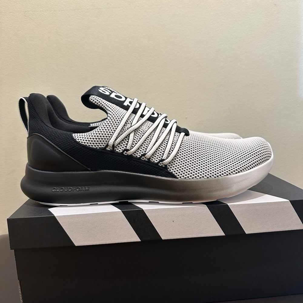 NIB Men Adidas Lite Racer Adapt 7.0 WIDE Running Shoe  Slip On IE6336